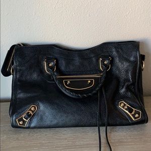 Balenciaga Medium city classic Metallic edge bag